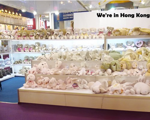 Plush display at a past Hong Kong exhibition