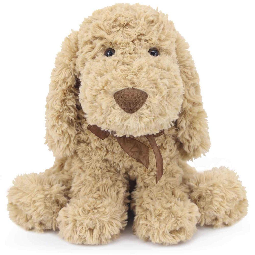 Brown Floppy-Ear Puppy Plush, Model 22042-Brown