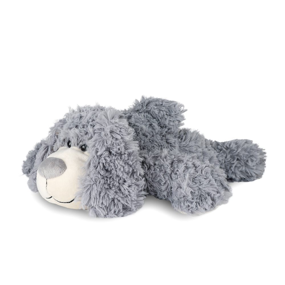 Floppy Gray Dog Plush, Model 21798A