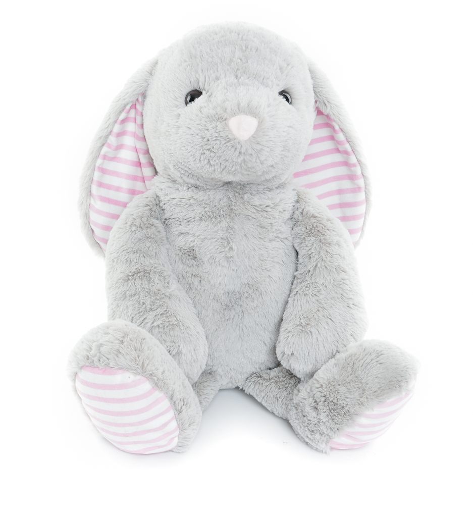 Gray Bunny Plush, Model 22790-gray