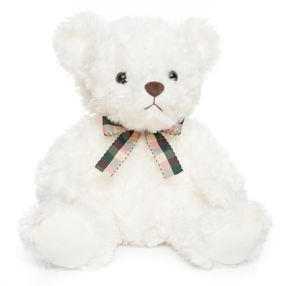 White Teddy Bear Plush, Model 23195