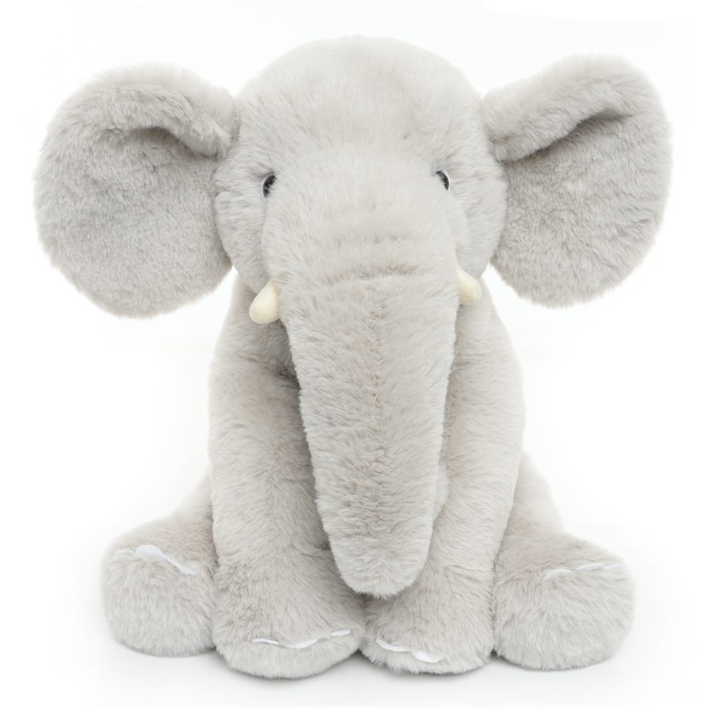 Gray Elephant Plush, Model 20882-gray