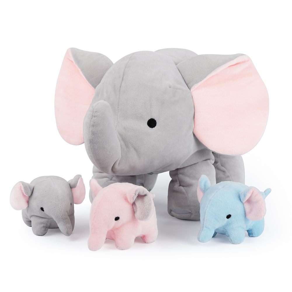 Elephant & Little Ones Plush, Model 23203