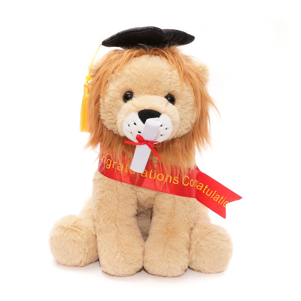 Graduation Lion Plush, Model 23294