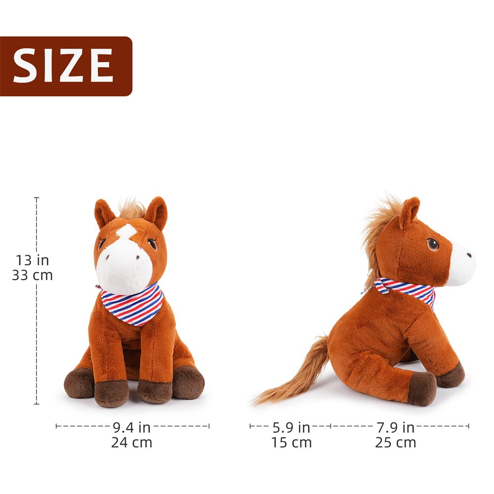 Peluche cheval, vue supplémentaire 2
